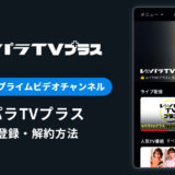 Amazon「VパラTVプラス」の登録・解約方法を解説